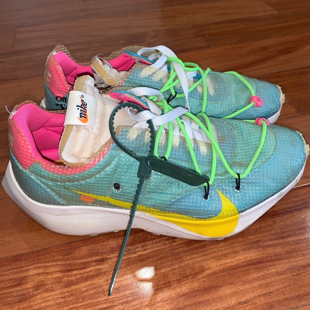 Nike Women's Teal, Yellow & Pink Sneakers